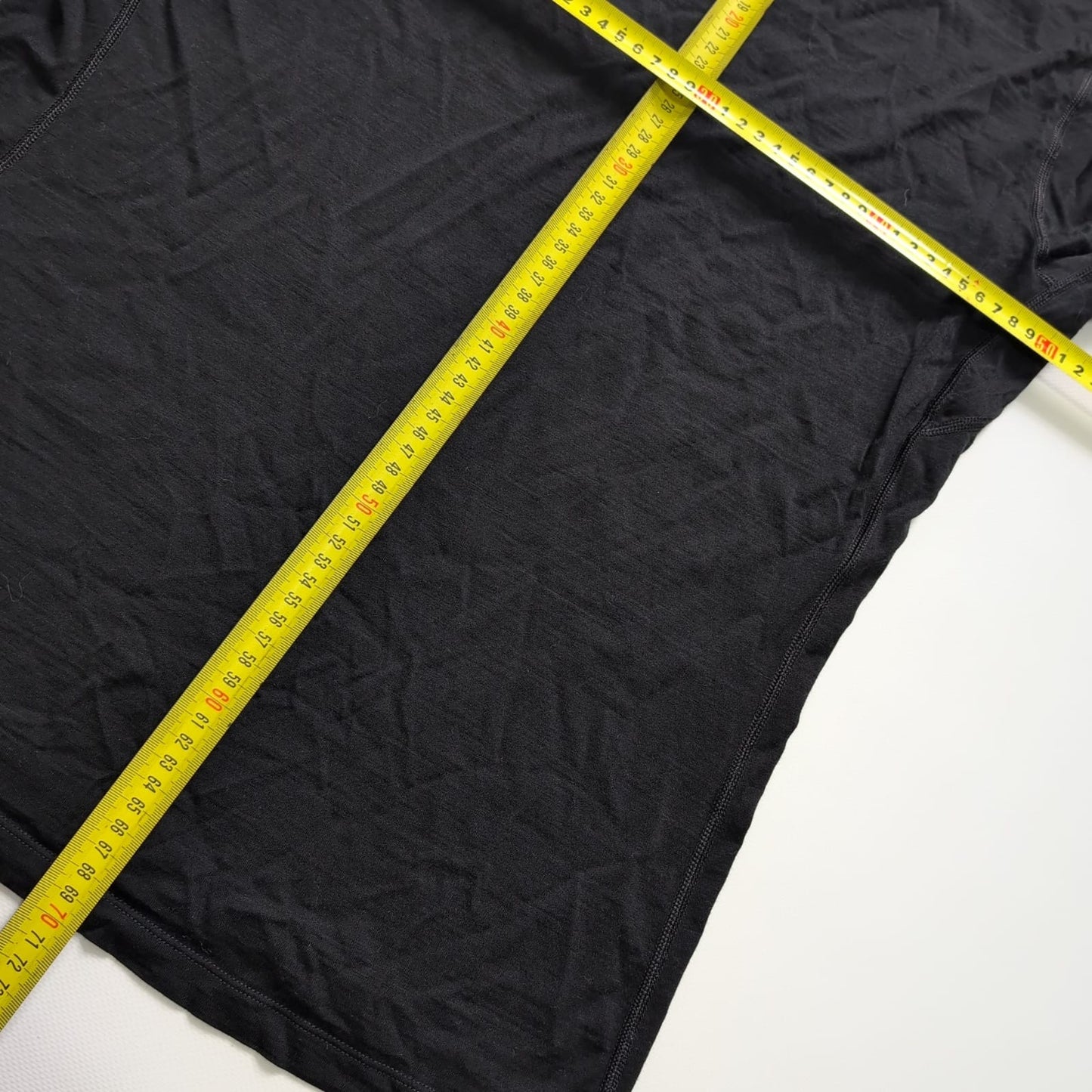 Merino Longsleeve (L Herren) Langarmshirt schwarz