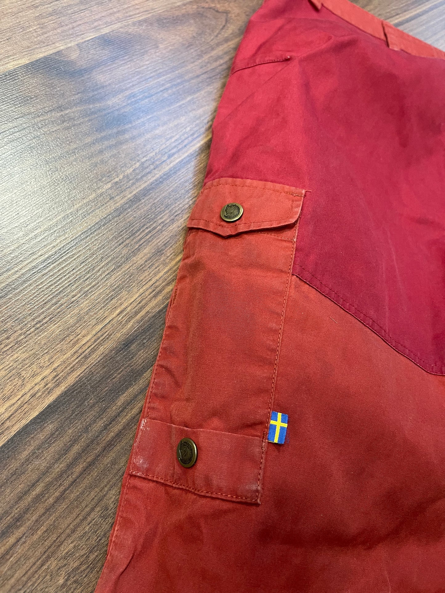 Trekking Hose Fjällräven Barents Pro (XL /42 ) gekürzt rot