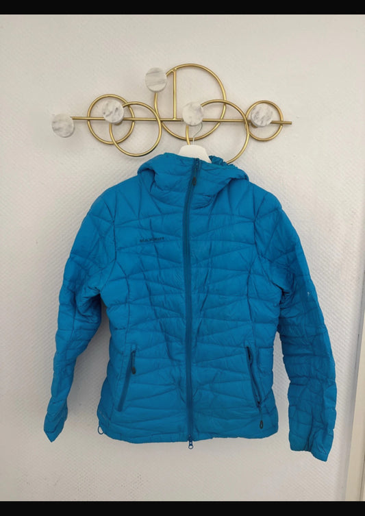 Daunen Jacke von Mammut L (Damen) blau