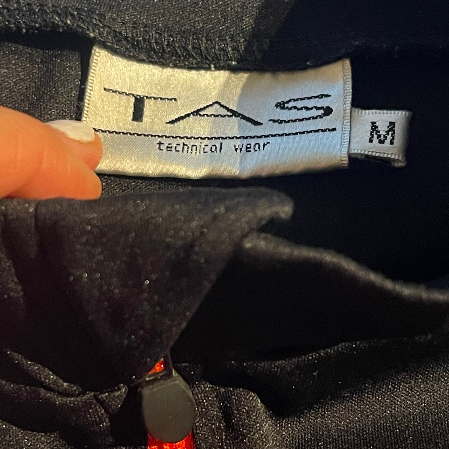 1/3 Zipper Radtrikot (M Herren) schwarz rot
