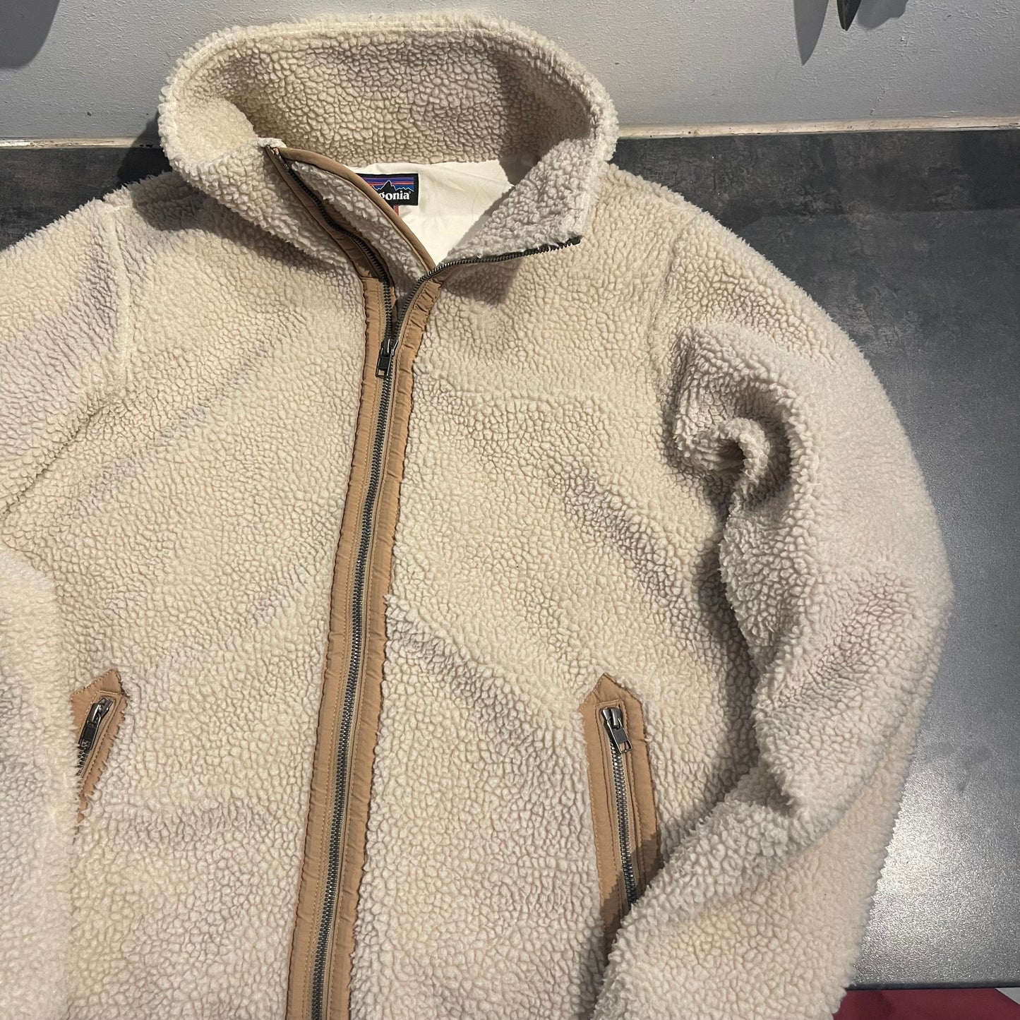 Teddy Jacke Patagonia (XS Herren / S Damen ) Retro Pile creme