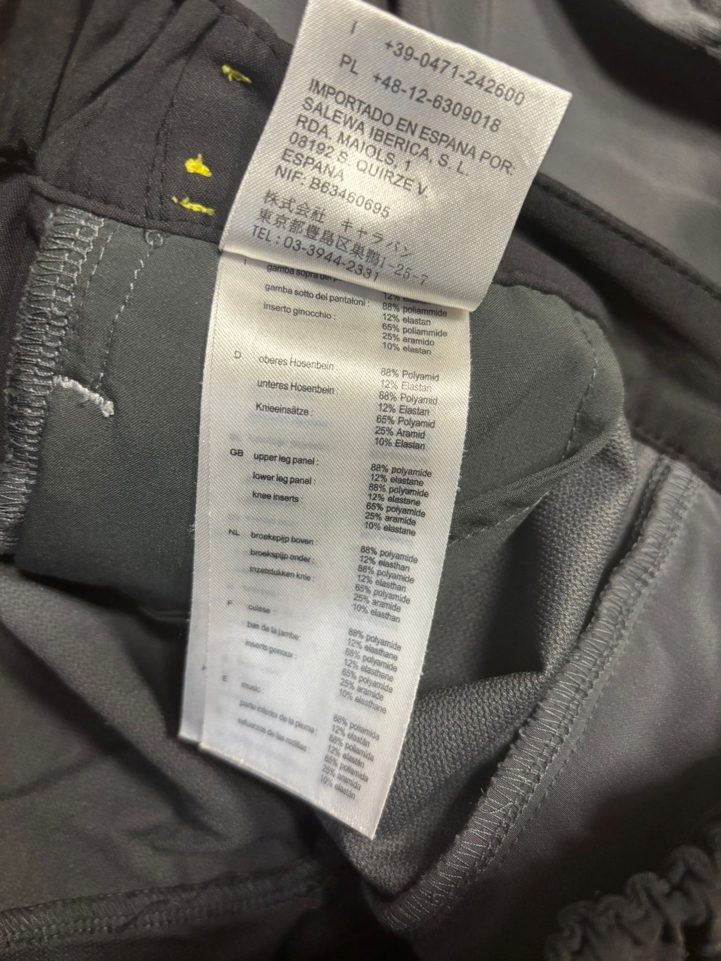 Leichte Softshell Hose von Salewa (S Herren ) grau - wanderlich.com