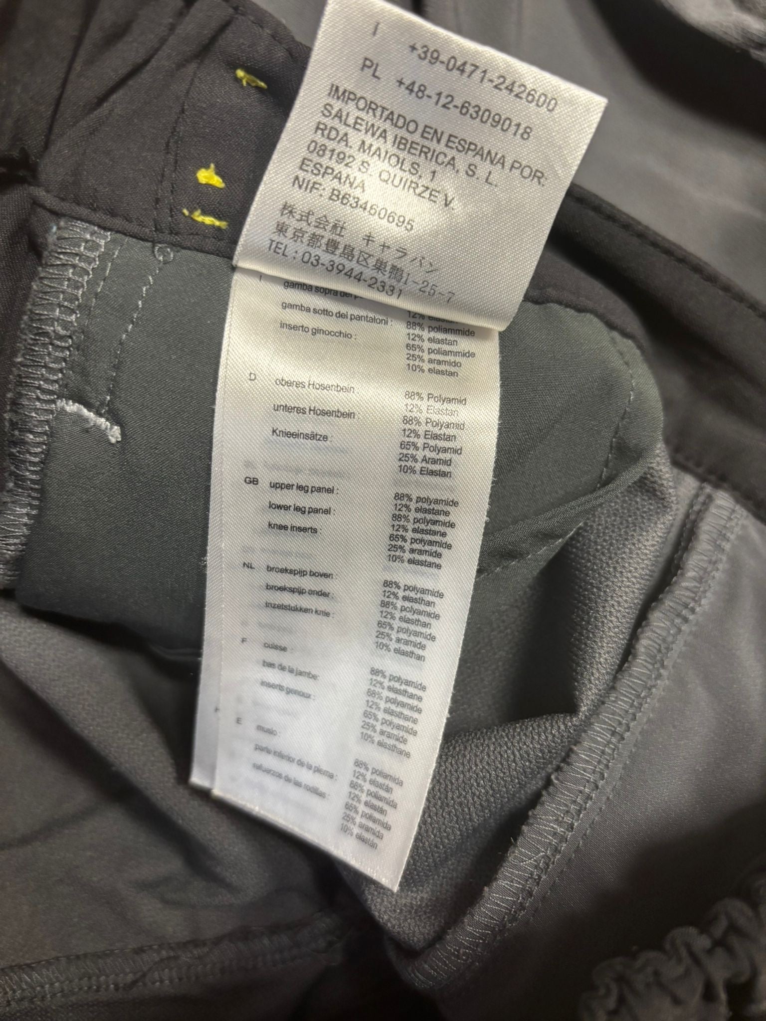 Leichte Softshell Hose von Salewa (S Herren ) grau - wanderlich.com