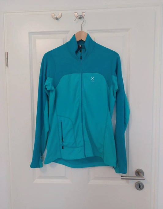 Fleece Jacke von Haglöfs (Damen M) Full Zip Sweatshirt blau