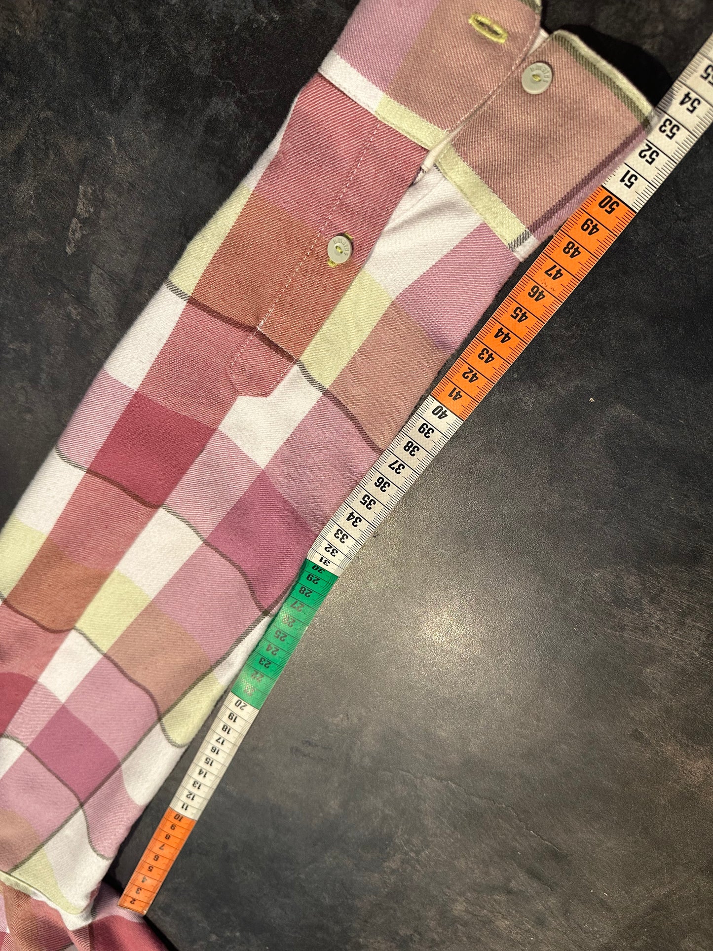 Flanell Hemd Salewa (S / M) Polarlite weiß rosa kariert