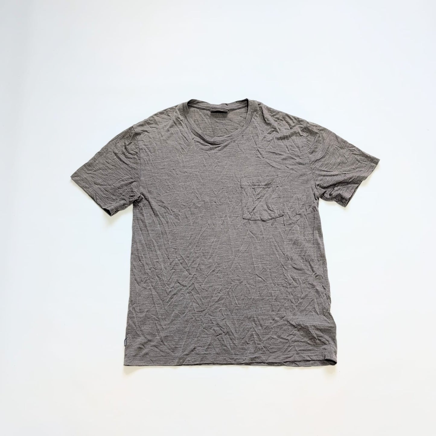 T-Shirt von Icebreaker Merino (S Herren) grau ecru - wanderlich.com