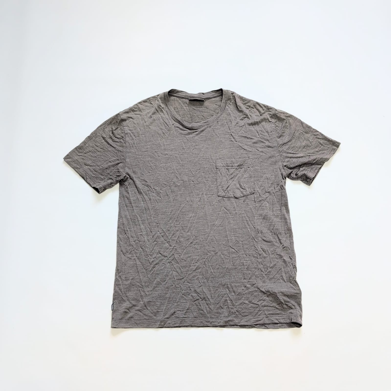 T-Shirt von Icebreaker Merino (S Herren) grau ecru - wanderlich.com