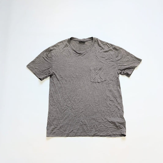 T-Shirt von Icebreaker Merino (S Herren) grau ecru - wanderlich.com