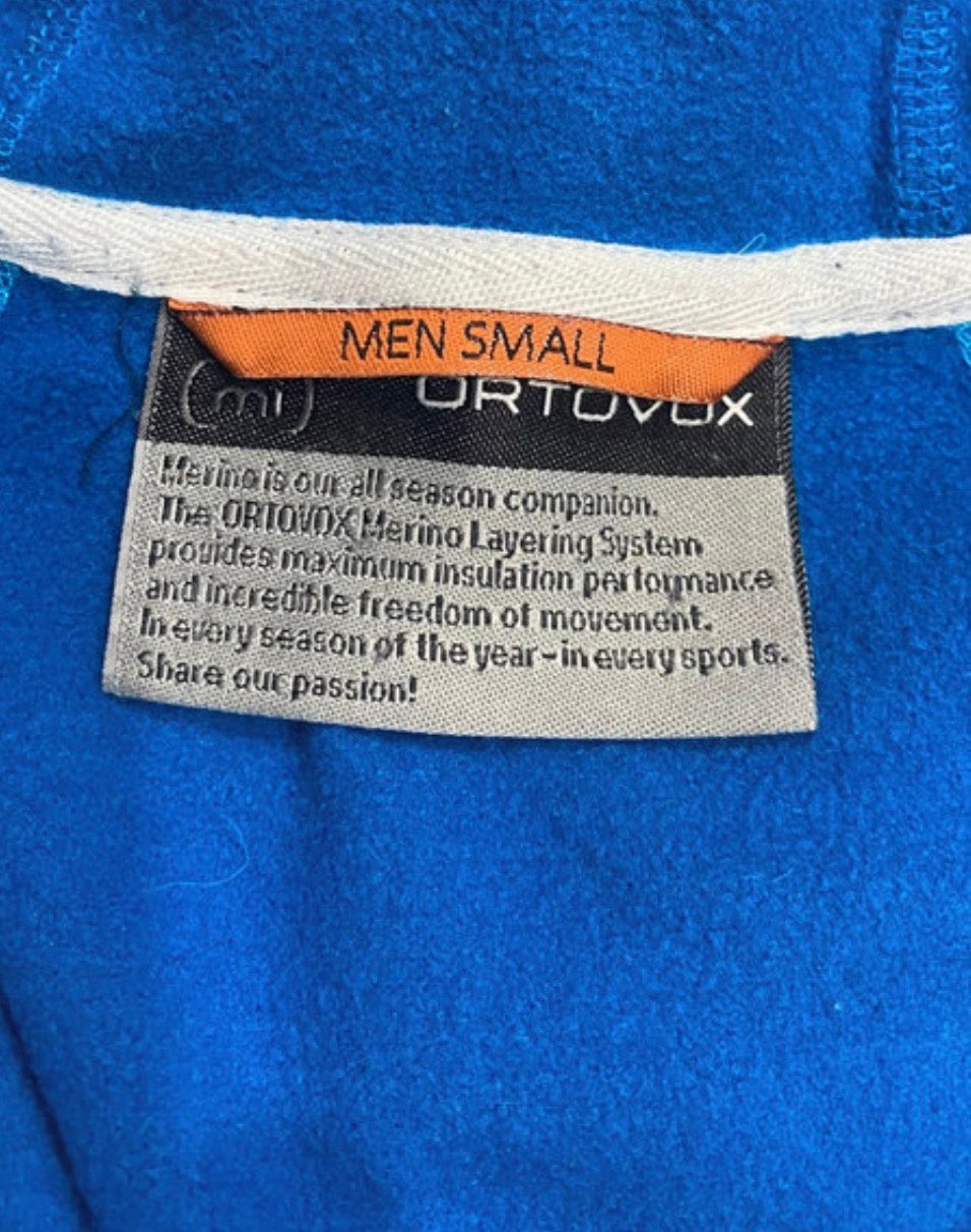 Jacke Ortovox Merino inside (S Herren) Zip Hoodie blau