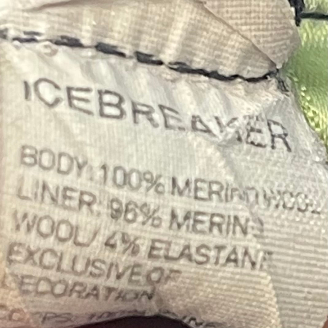 Pure Merinowolle Shorts von Icebreaker (L Damen) dunkelgrau