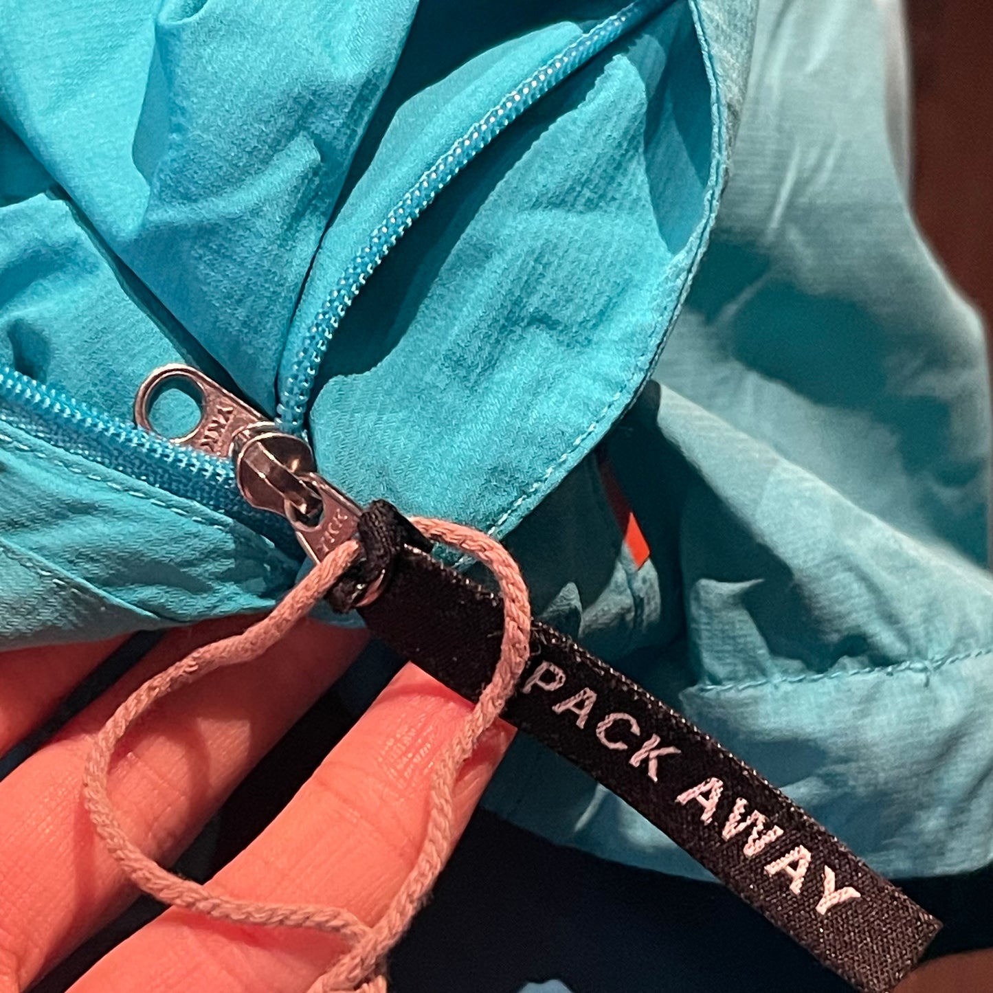Regen Jacke von Vaude (S :36 Damen) türkis blau