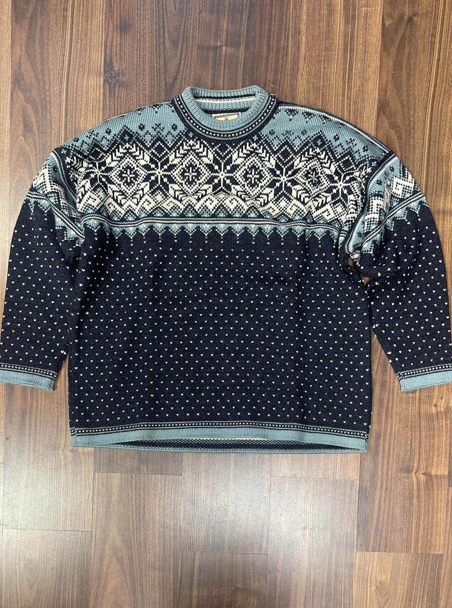 Pullover von Dale of Norway Wolle (XXL Herren) schwarz grau