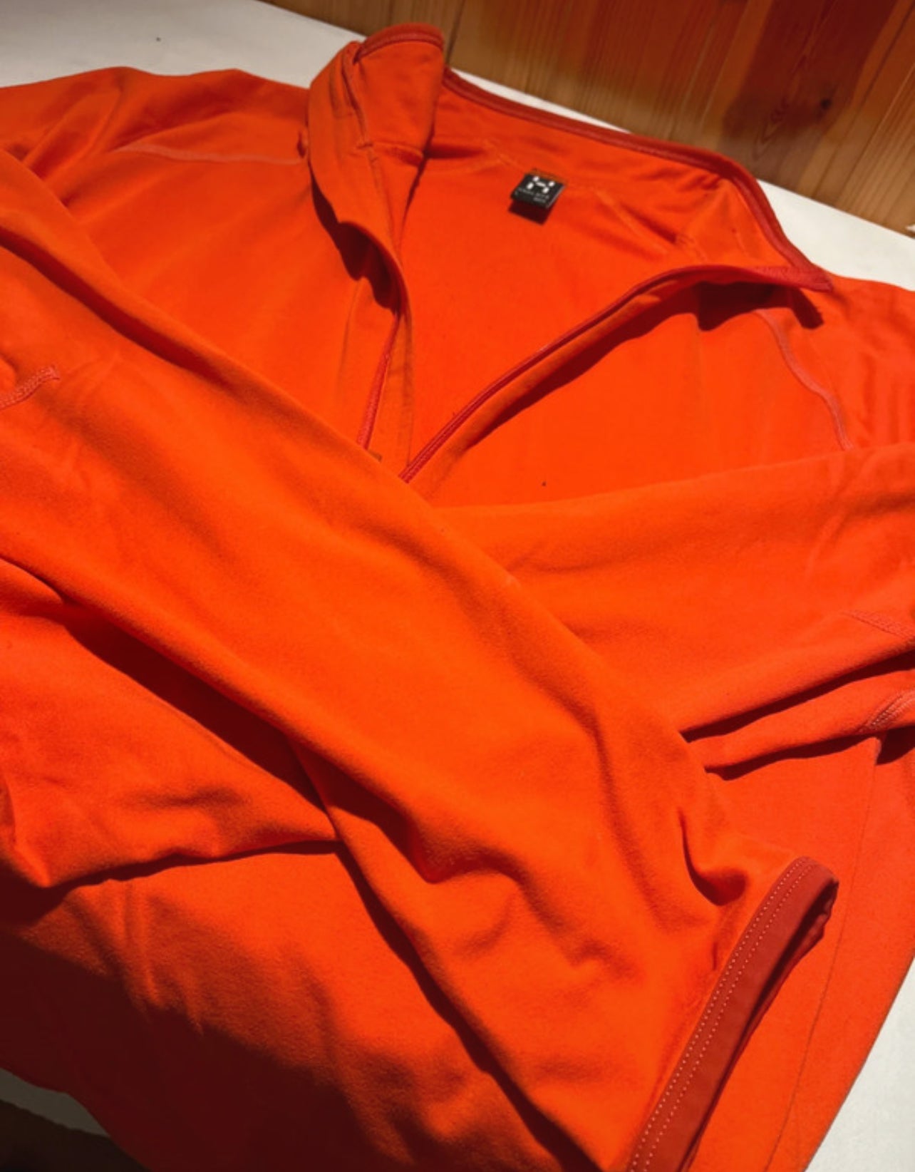 Thermo Shirt (L Herren) von Haglöfs Half Zip Longsleeve orange