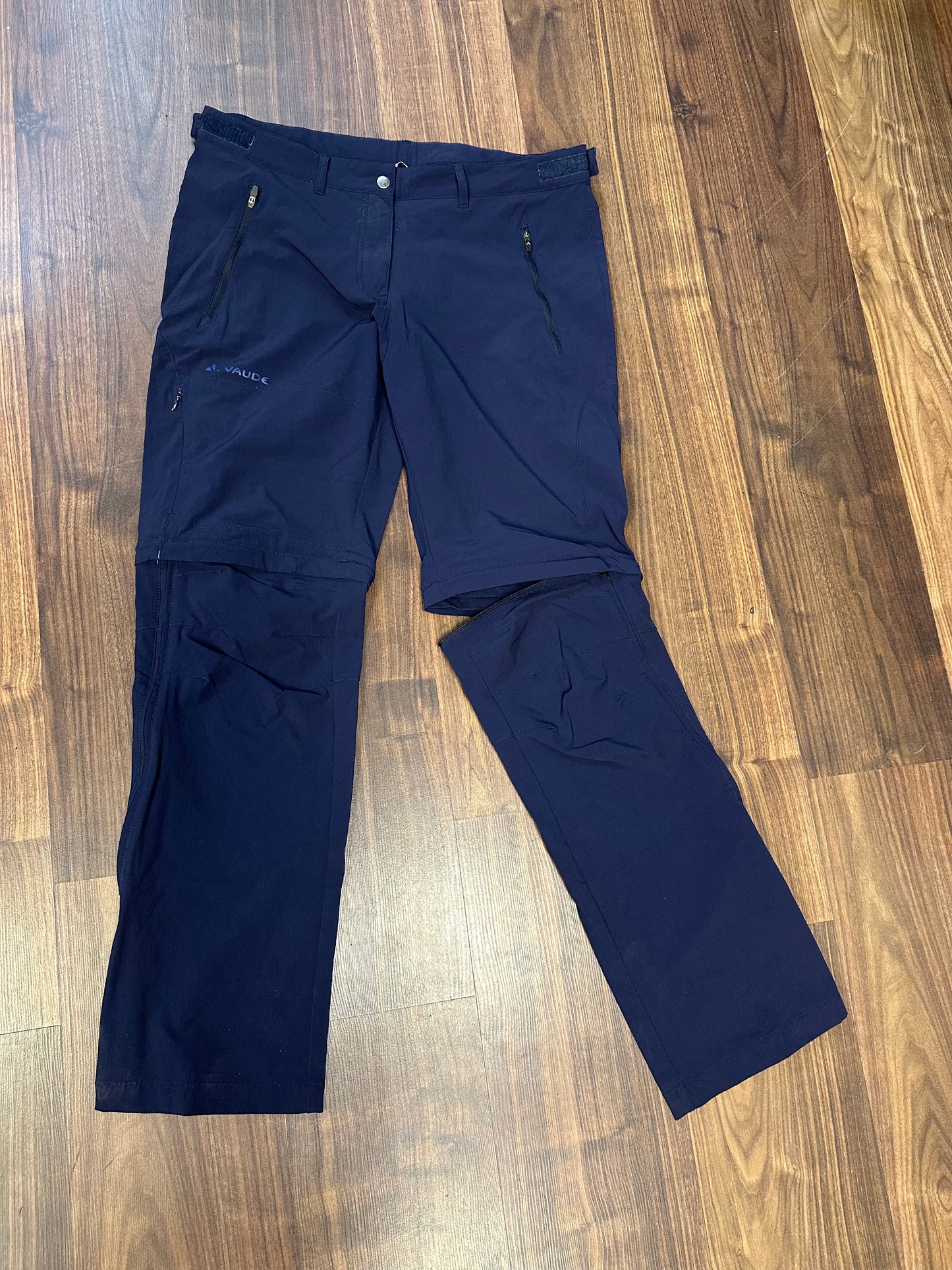 Zip Off Trekking Hose Vaude 2 in 1 (44/ XL Damen) marineblau