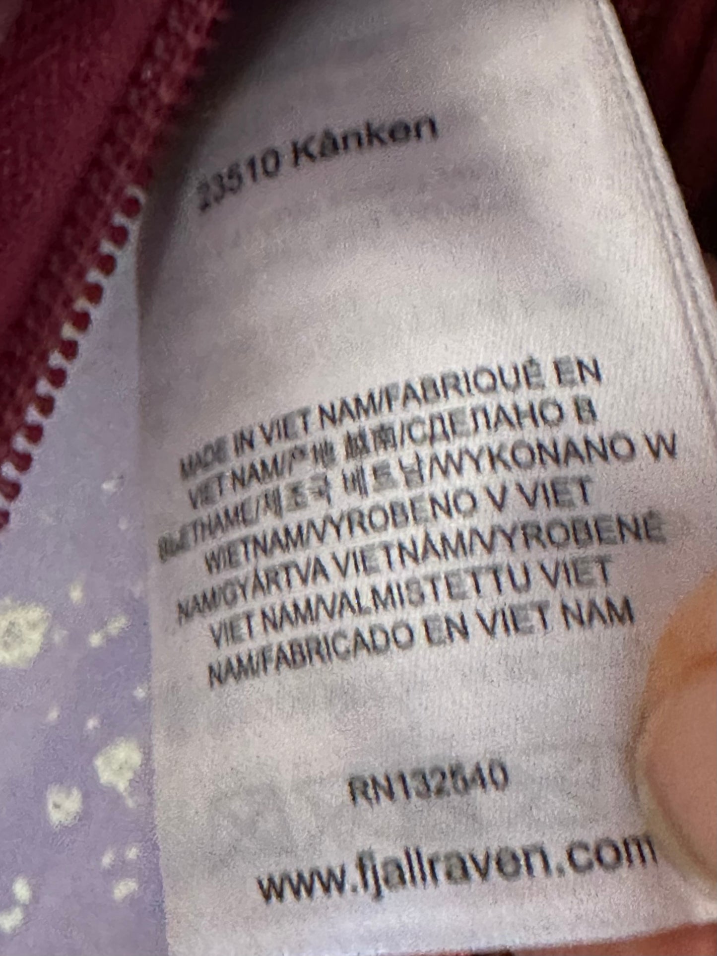Fjällräven kanken Rucksack beerenfarbig