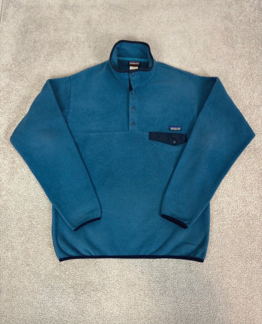 Patagonia Fleece Pullover (L Herren) Synchilla blau