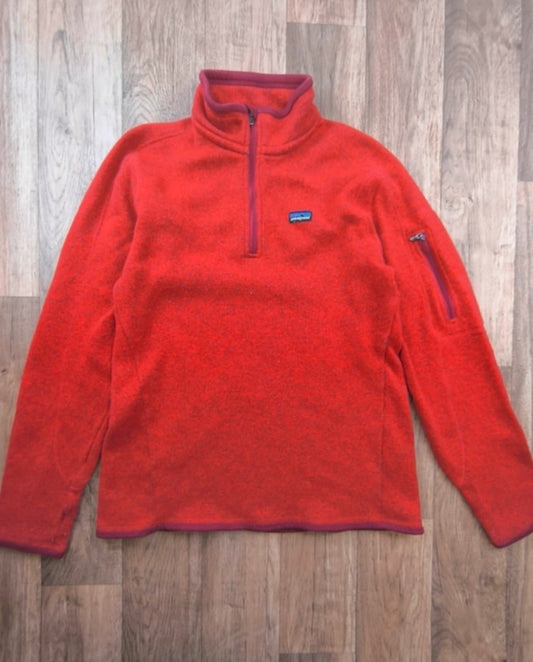 Fleece Pullover Patagonia (XL Damen) Better Sweater rot