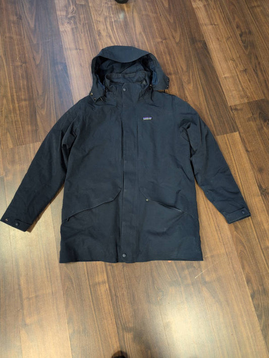 3in1 Jacke Patagonia (L Herren) Daunen + Hardshell Parka wasserdicht