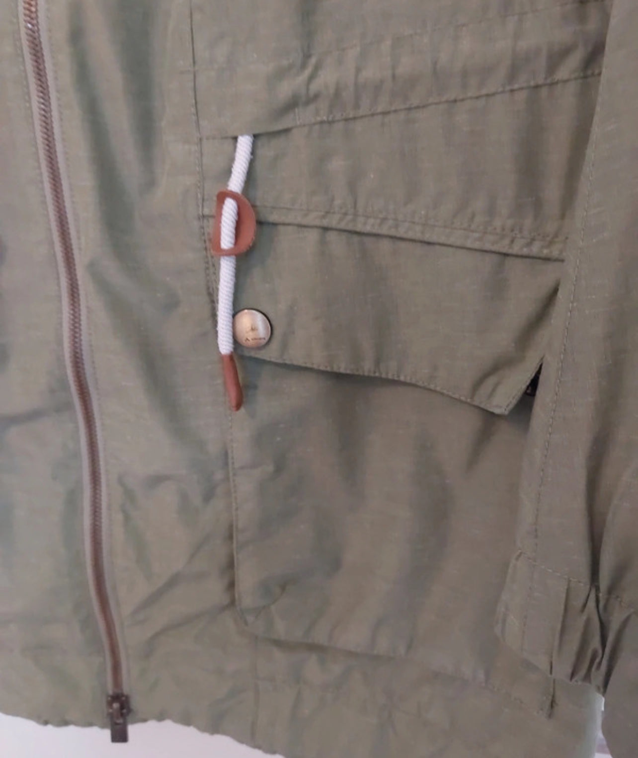 Regen Jacke von Vaude (L /40 Damen) wasserdicht grün