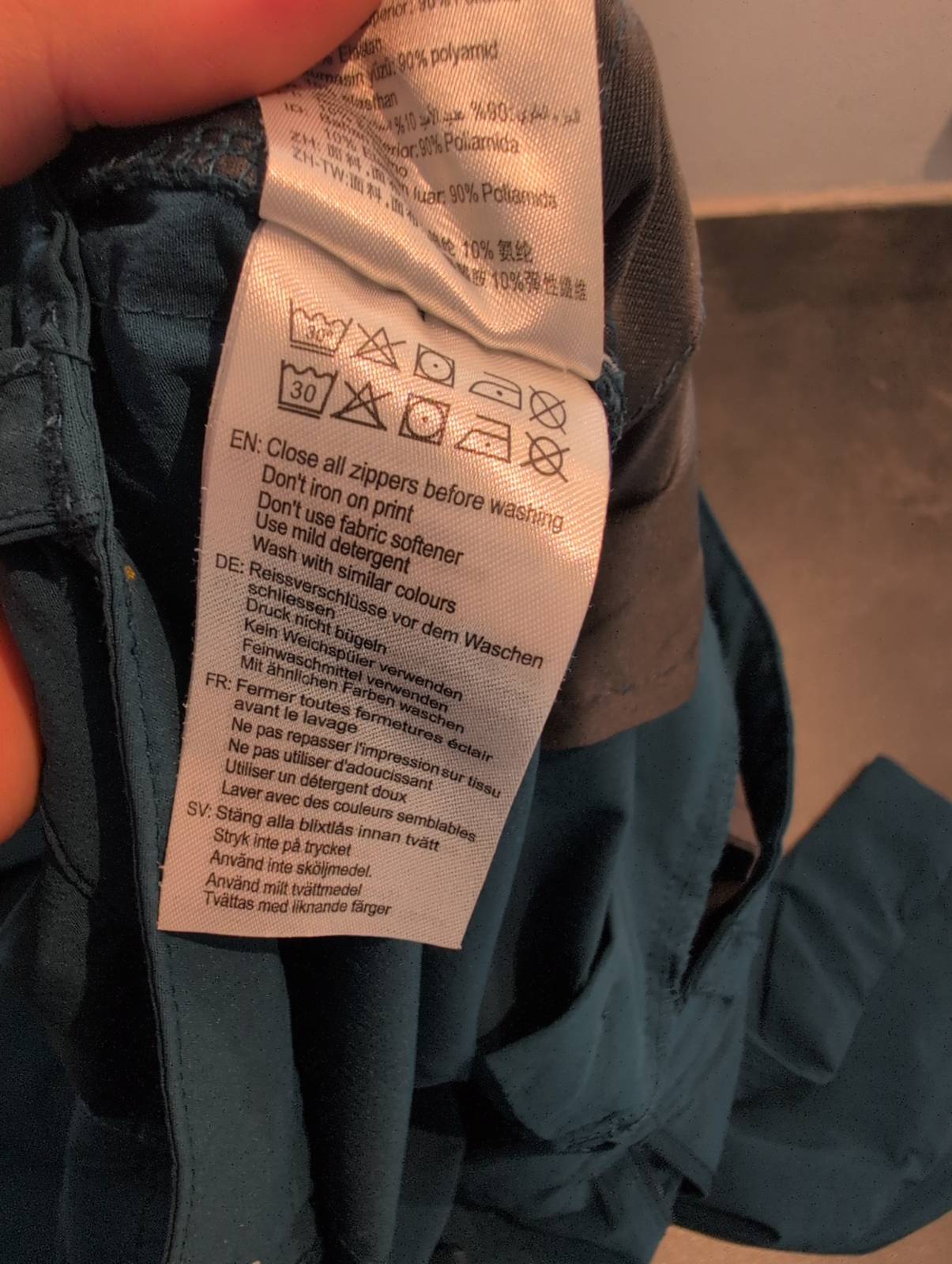 Outdoor Hose von McKinley (M / L : 50 Herren) Stretch blau - wanderlich.com