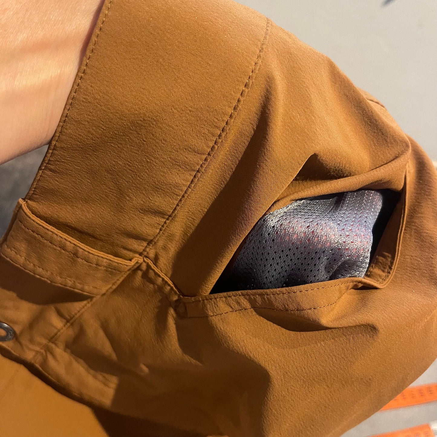 Leichte Wander Hose von Arcteryx (XL Damen) Ocker braun