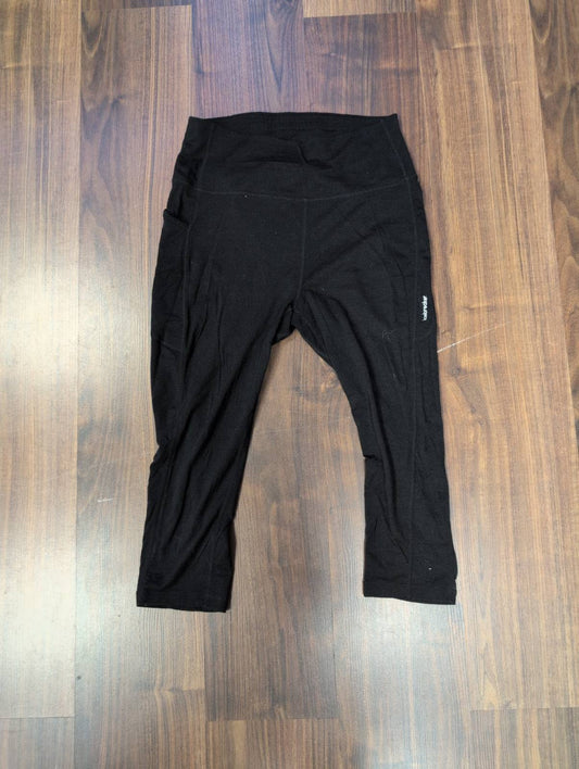 3/4 Funktionshose von Icebreaker (L Damen) Merinowolle schwarz