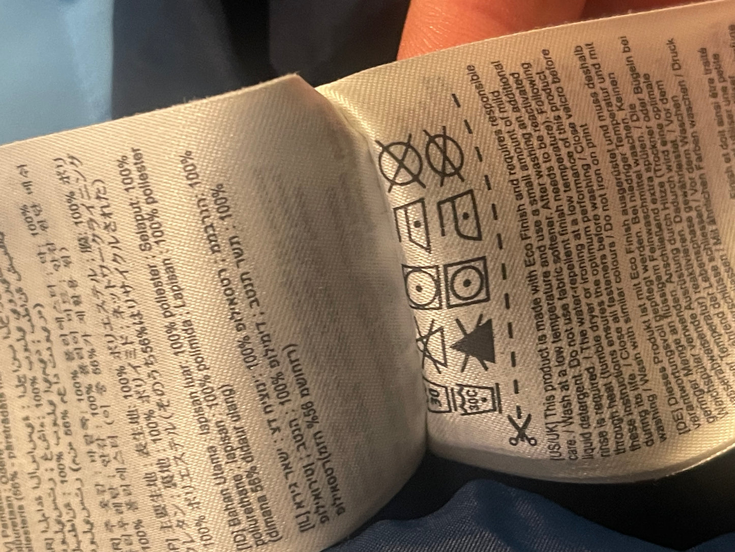 Regen Jacke von Vaude (S-M :38 Damen) blau