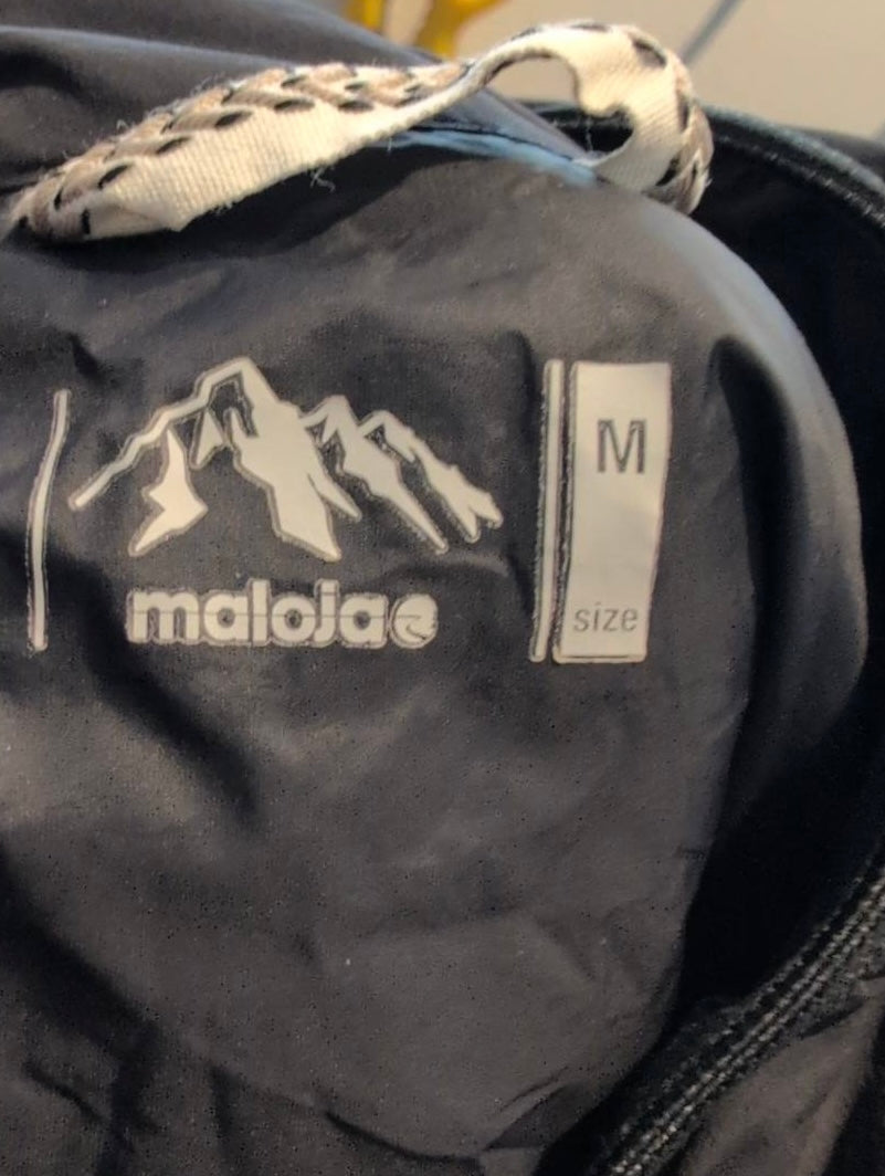Leichte Hybride Jacke von Maloja (M Herren) Primaloft schwarz - wanderlich.com