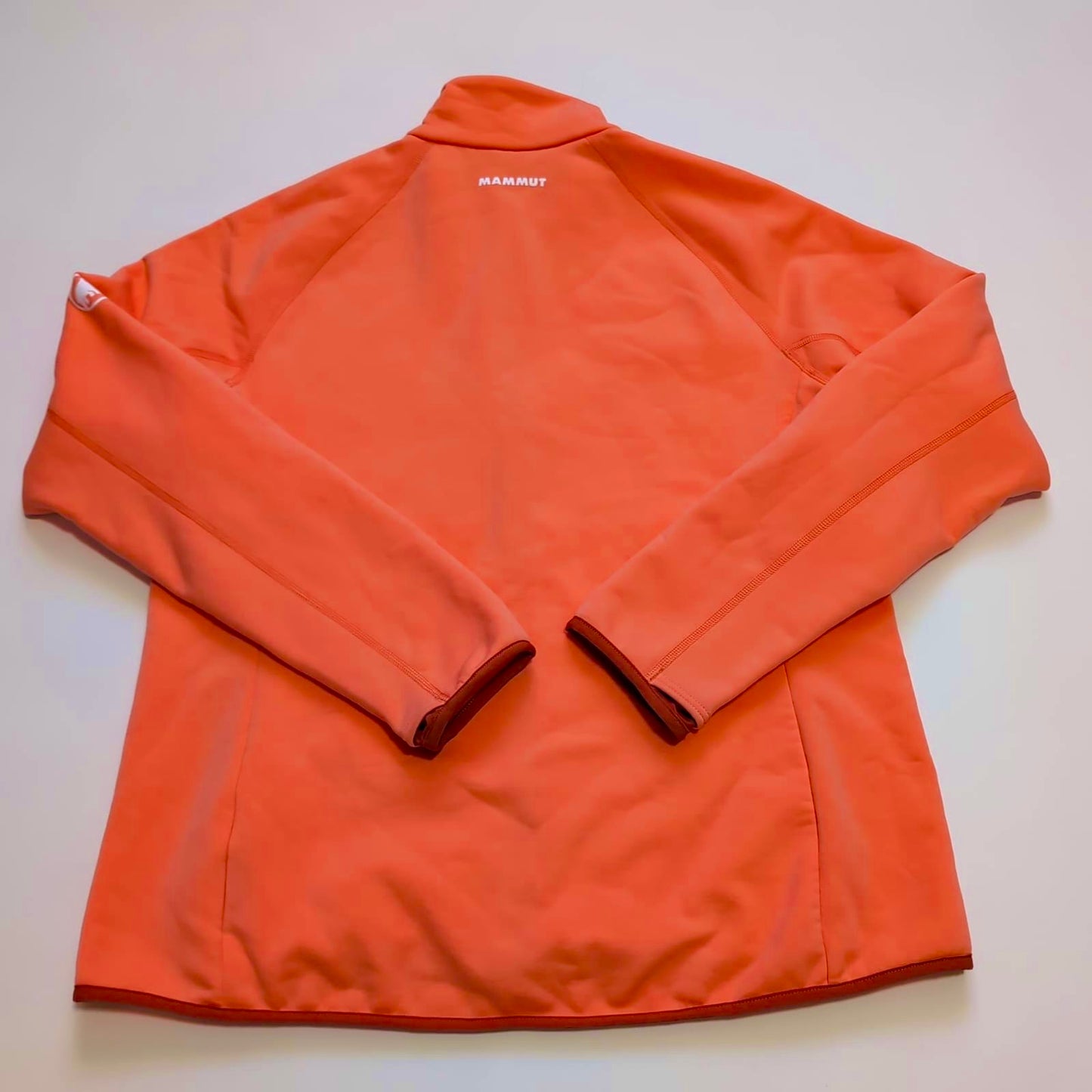 Fleece Zipper Jacke von Mammut (XL Damen /M Herren) Pfirsich - wanderlich.com