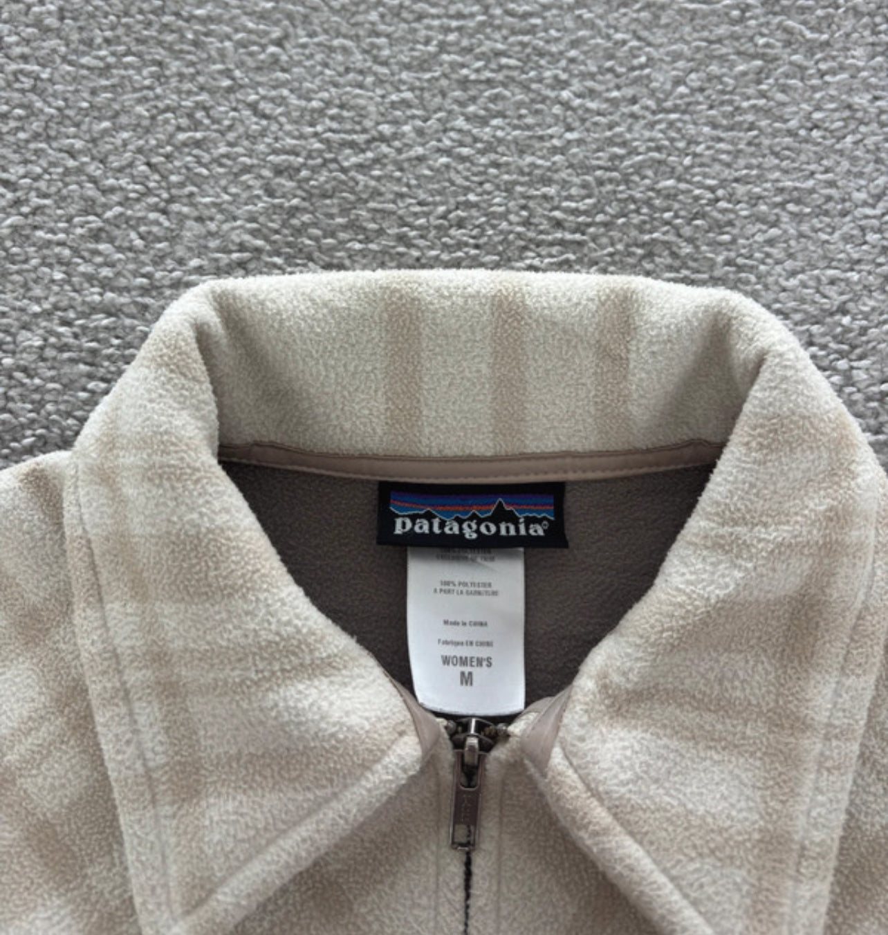 Patagonia Plaid Jacke / Hemd-Mantel (M Damen) beige Karo