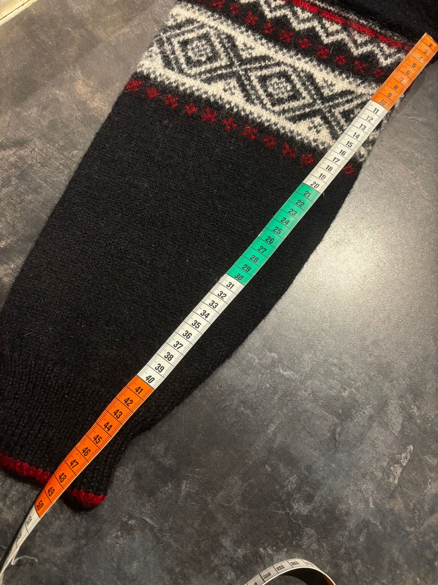 Strick Pullover Dale of Norway (M bis L Herren) Neck Zip schwarz Muster - wanderlich.com