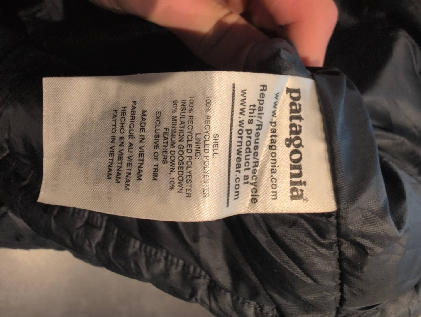 Patagonia Weste Daunen Insulation (S Herren) grau - wanderlich.com