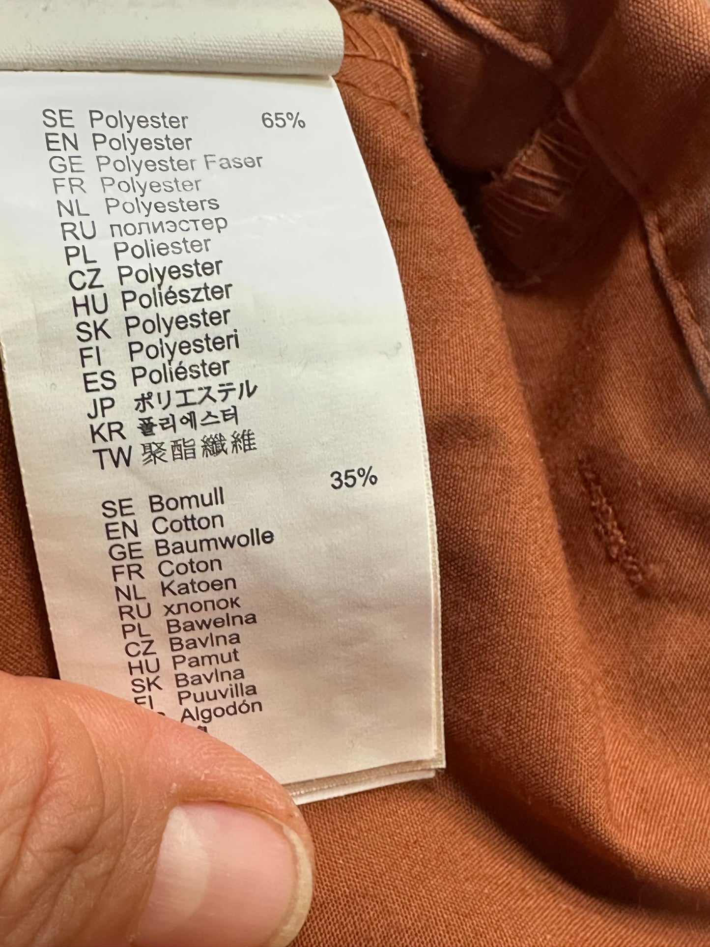 Hose von Fjällräven Vidda (M Herren) G-1000 Terrakotta
