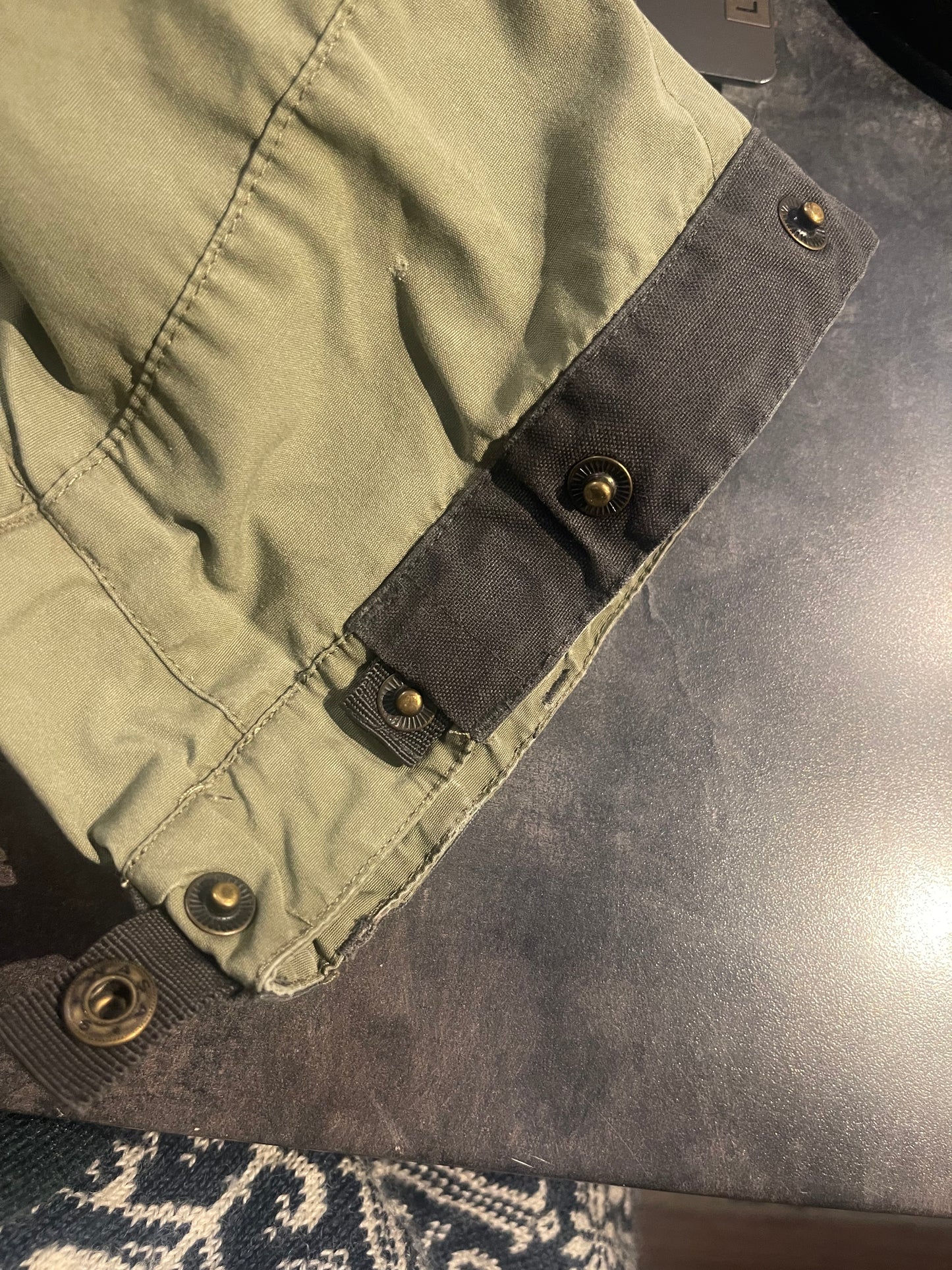 Hose von Fjällräven Keb G-1000 (L Herren) khaki schwarz