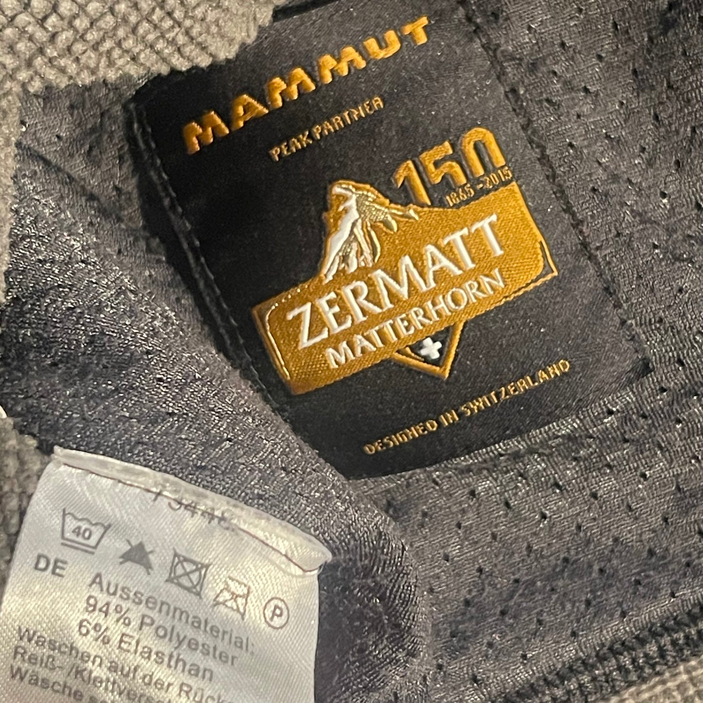Fleece Jacke von Mammut Zermatt (S Herren) Sweatshirt Hoodie dunkelgrau