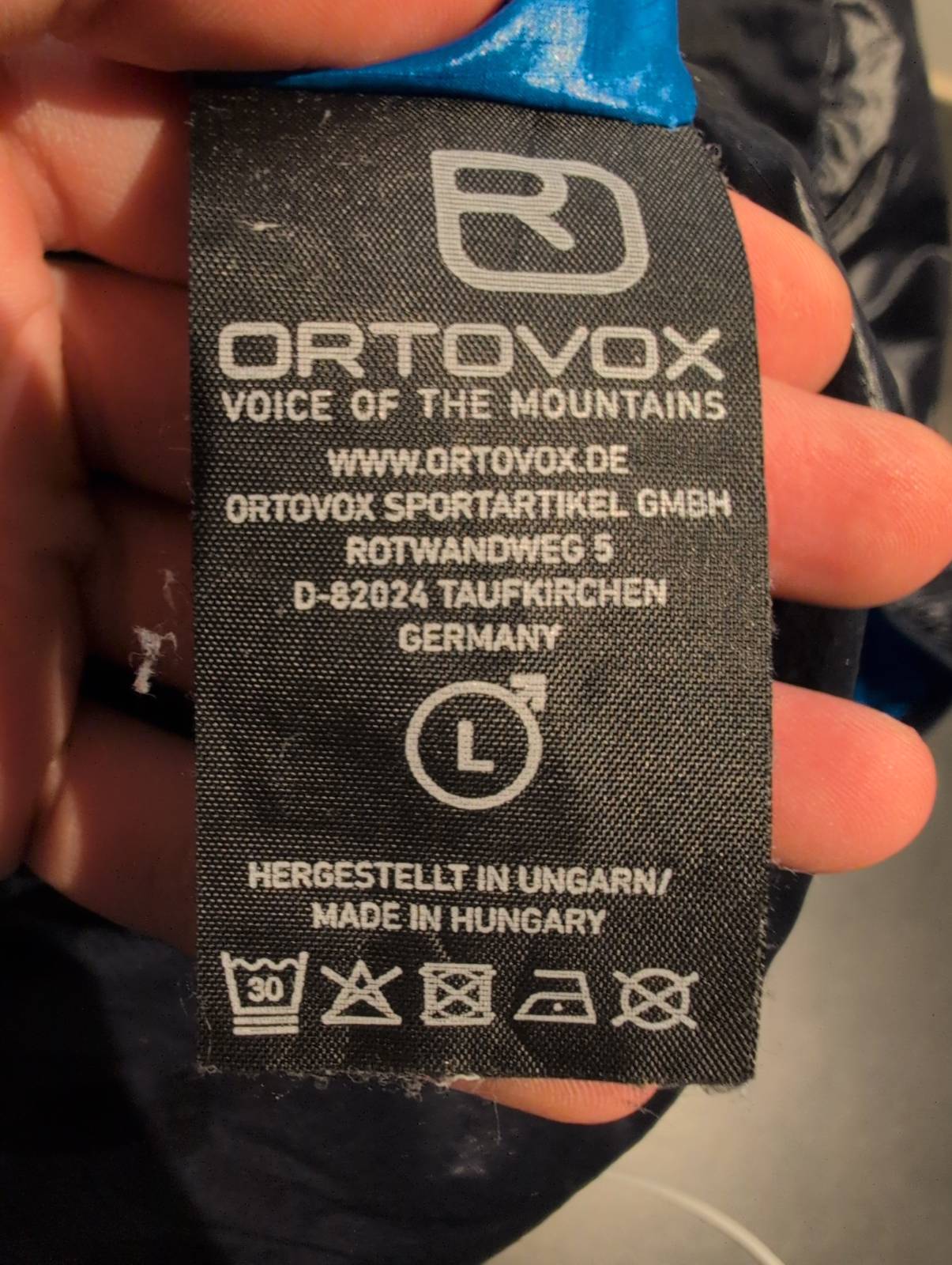 Wende Weste von Ortovox Swisswool Inside (L Herren) schwarz blau - wanderlich.com