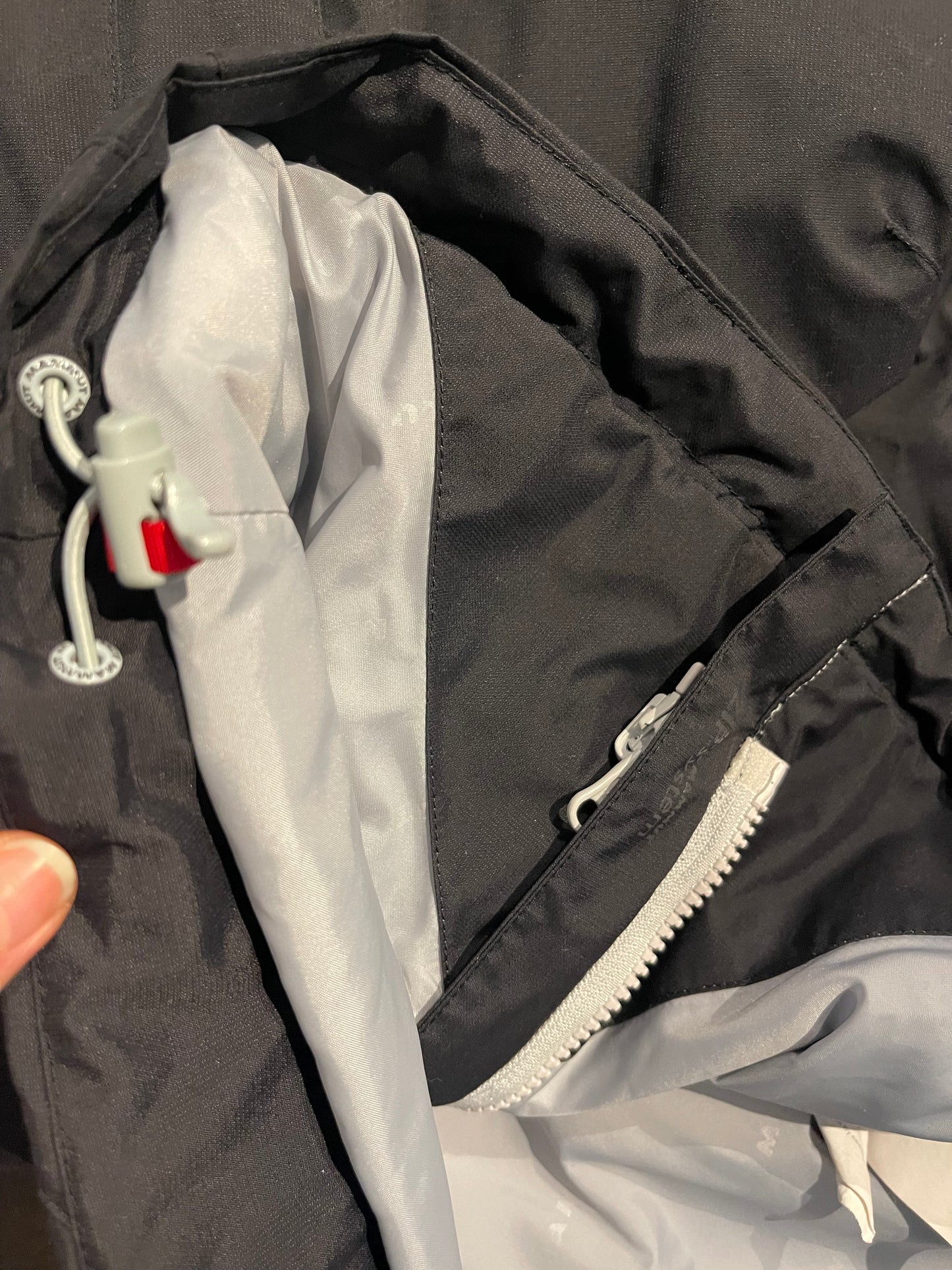 3in1 Jacke von Mammut (S/M Damen) Regenjacke + Windstopper Fleece schwarz