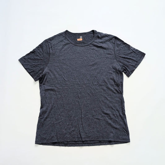 Merino T-Shirt von Icebreaker (XXL Herren ) blau grau