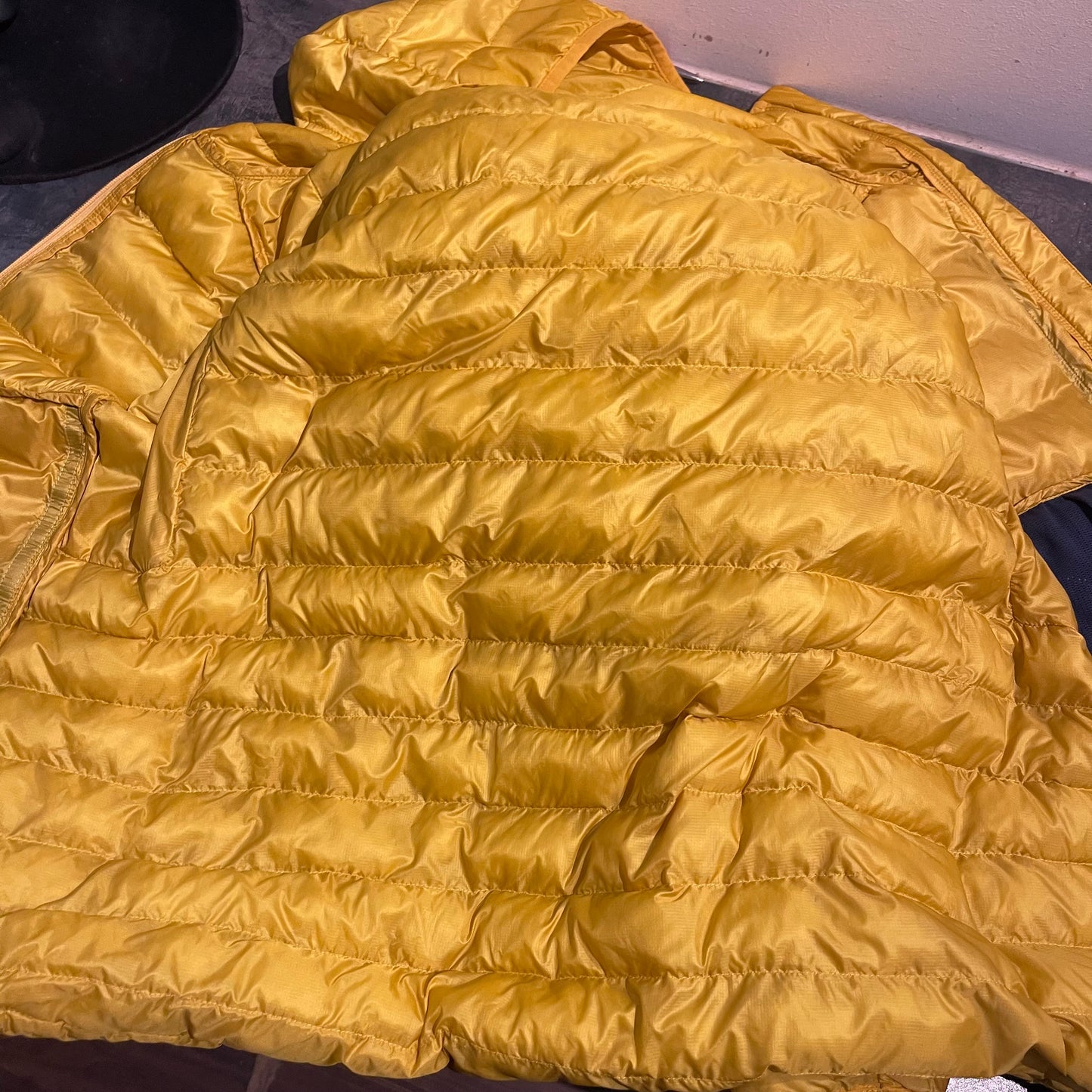 Stepp Jacke von Vaude (M Herren ) Kunstdaune Isolation gelb
