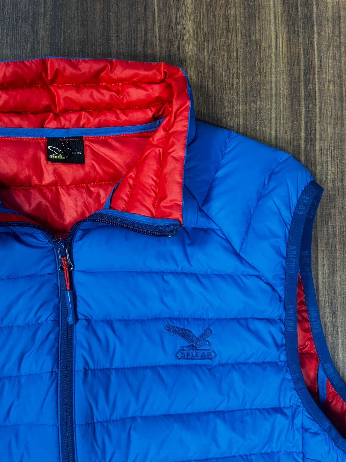 Daunen Weste von Salewa (L Herren) Isolationsweste blau - wanderlich.com