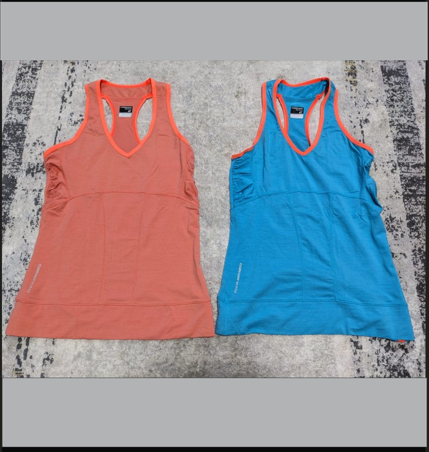 Tank-Top von Icebreaker Merino GT (M) Sport Shirt blau oder orange