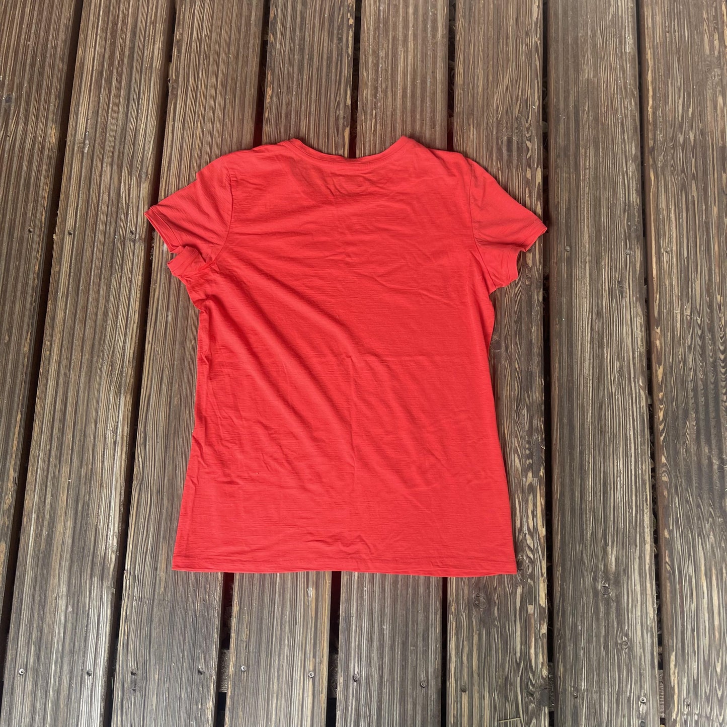 T-Shirt von Icebreaker pure Merino (Damen L) rot und Magenta