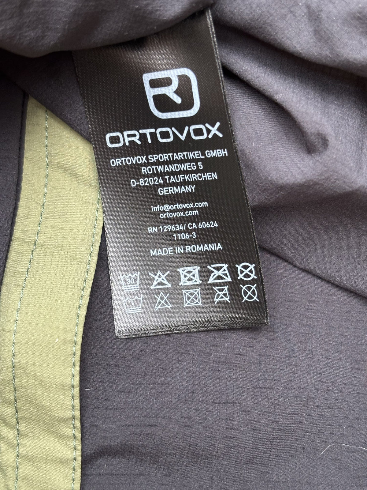 Leichte Swisswool Jacke Ortovox (M Damen) Isolation grün