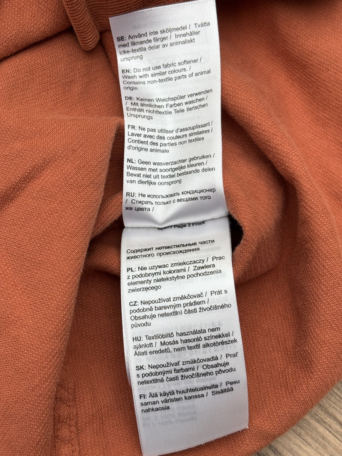 Hemd Fjällräven (S Herren / M Damen) Cord rot
