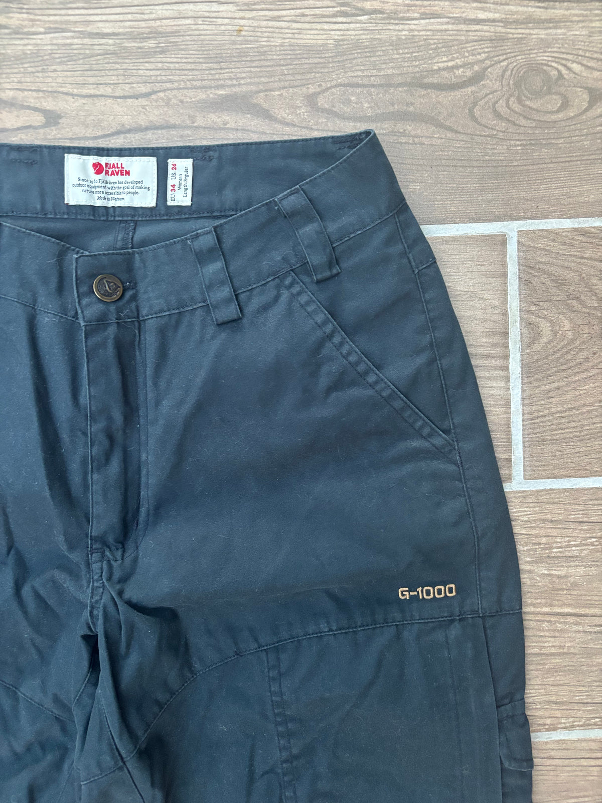 Wander- Hose von Fjällräven (XS Damen) schwarz