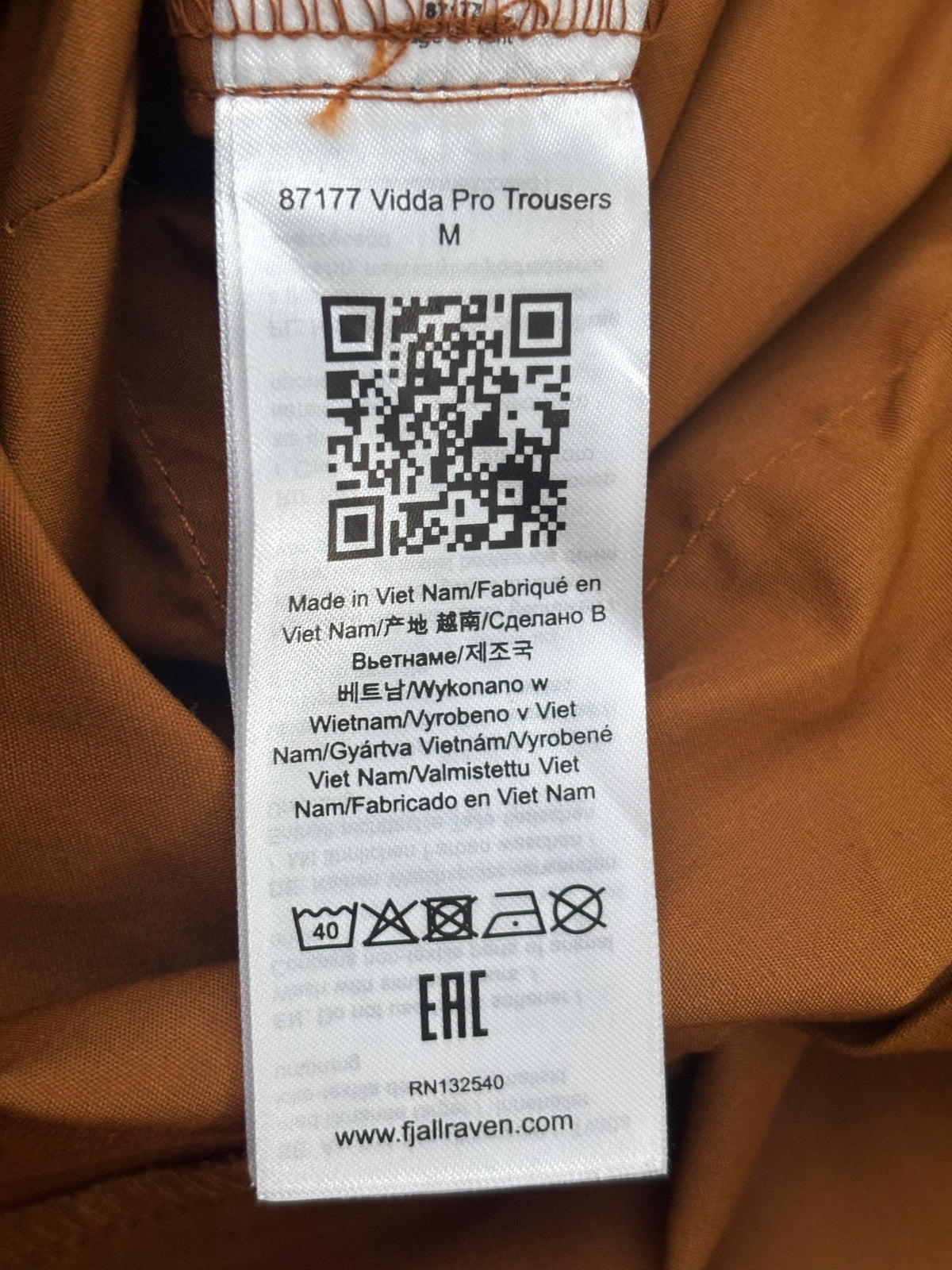 Hose Fjällräven Vidda (L Herren) G-1000 braun