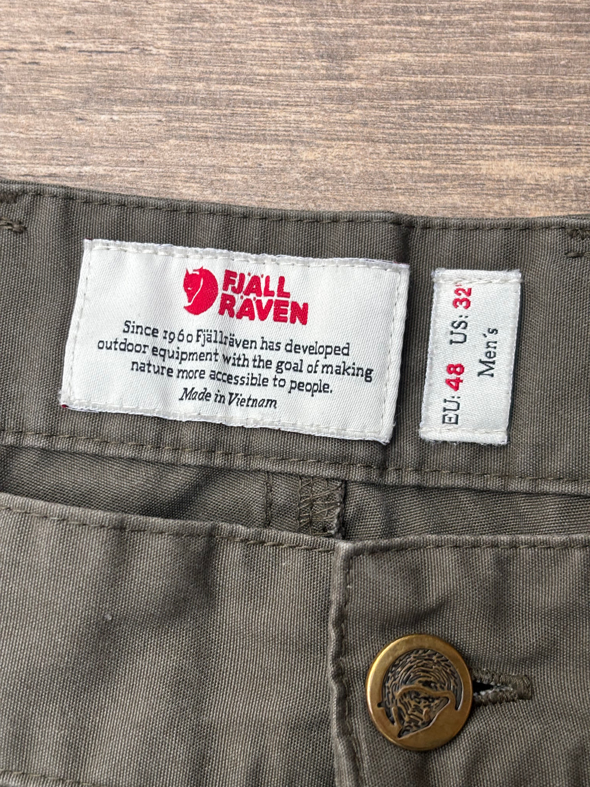 Fjällräven Barents Hose (M Herren) khaki