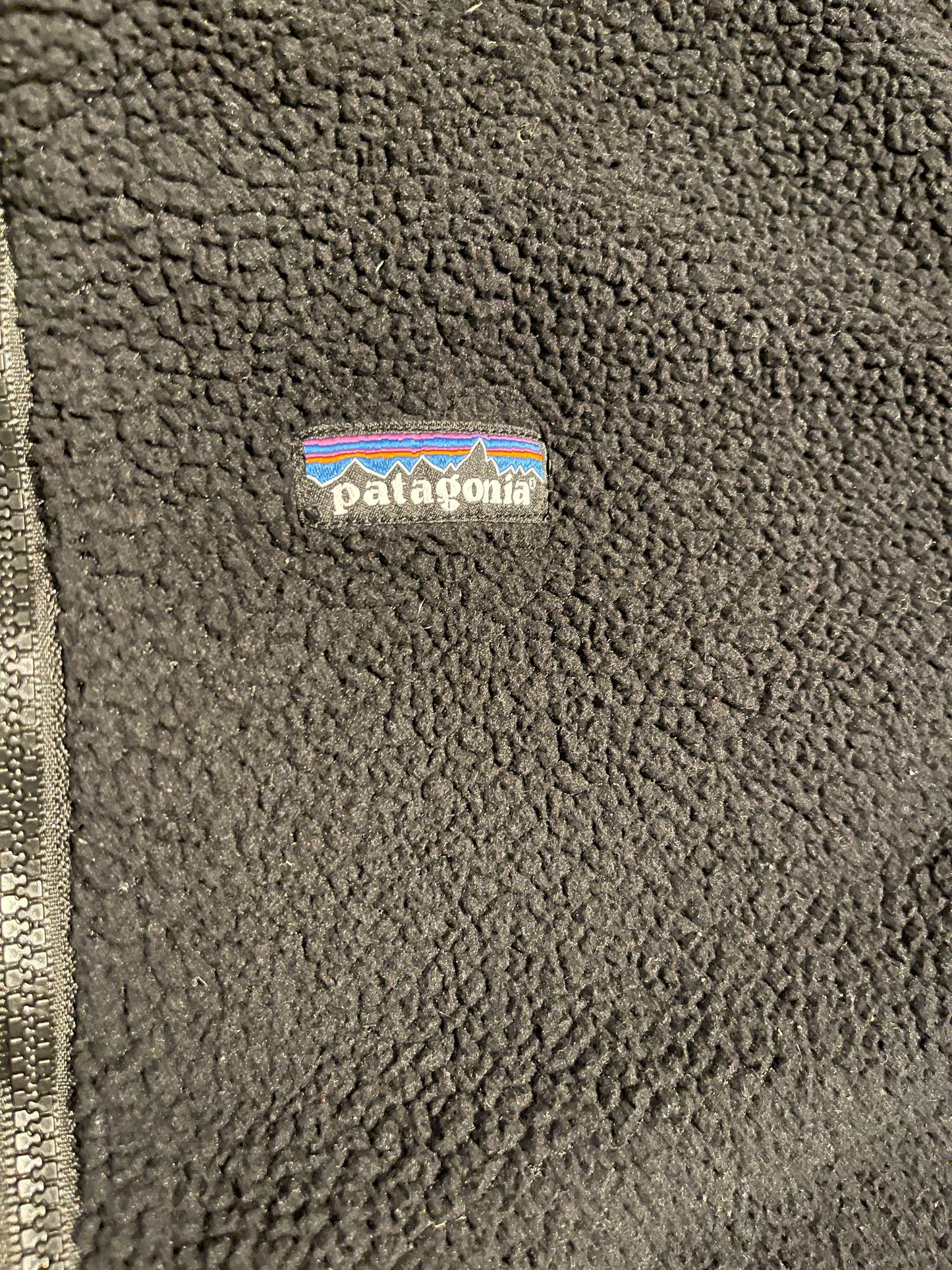 Patagonia Fleece Jacke (M Damen) Hoodie Retro Pile schwarz