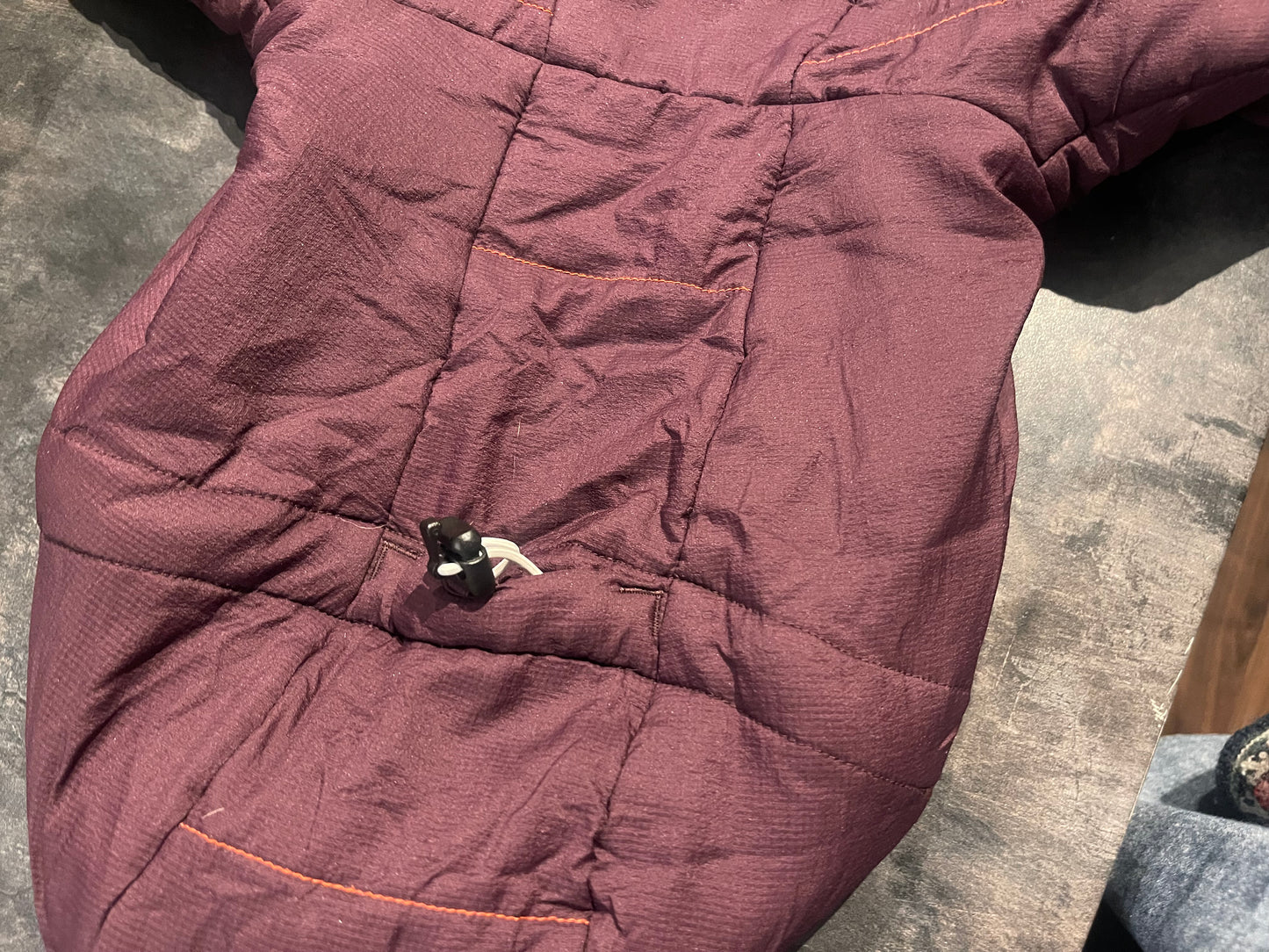 Jacke Ortovox aus Black Swisswool (M Herren) lila mit Kapuze