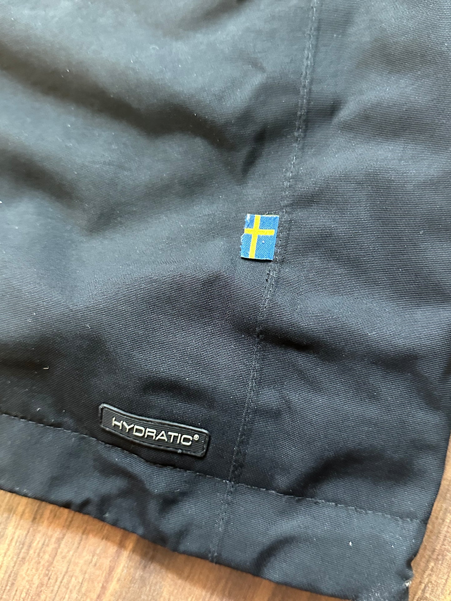 Gefütterte Regen Parka Fjällräven (S Damen) wasserdicht schwarz